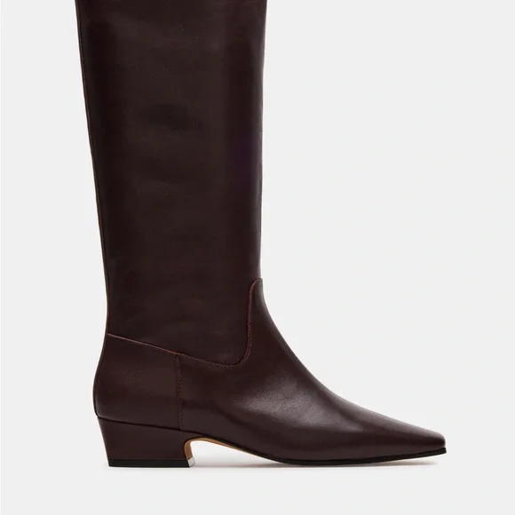 Steve Madden Dark Brown Heeled Boots - Picture 4 of 4